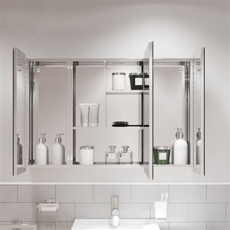 stainless steel bathroom cabinet ebay|stainless steel wall mounted cabinets.